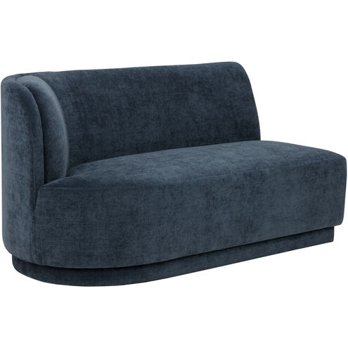 Jaclyn Danny Dusty Blue Modular Left Armchair